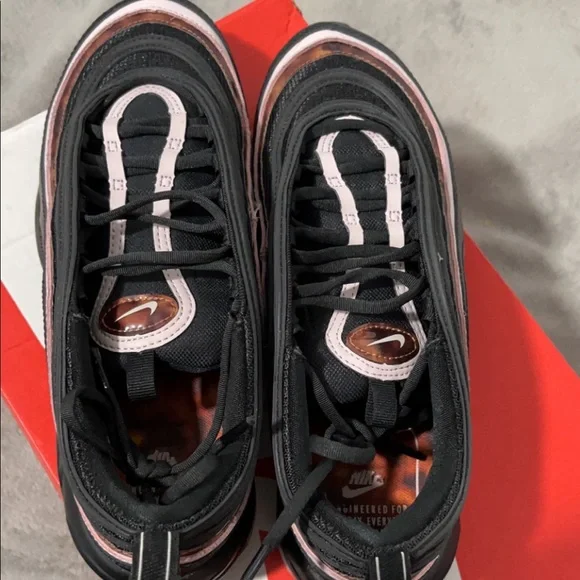 Nike Shoes Nike Air Max 97 Black With Pink Stripe Poshmark